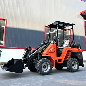 Hoogwaardige 1 ton 1,2 ton diesel lader met EPA-motor, compacte telescopische giek, mini kniklader met aanbouwdelen - Product Image 6