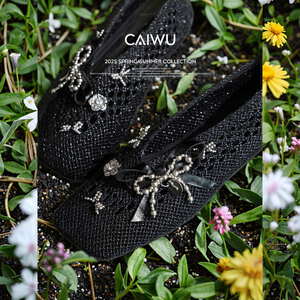 Zapatos <span class=keywords><strong>de</strong></span> mujer Dream Catcher Primavera Verano 2025, sin cordones, con correa ajustable, punta cuadrada, suela plana, diseño <span class=keywords><strong>de</strong></span> red <span class=keywords><strong>de</strong></span> pesca hueca, tendencia <span class=keywords><strong>de</strong></span> moda - Product Image 5