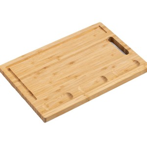 Bamboo Cutting Board <b>Square</b> With Compartments For Meat Vegetables Knife <b>Set</b> - Product Image 4