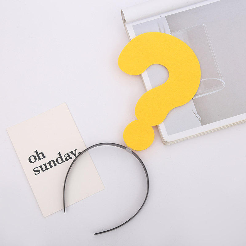 Point d'interrogation jaune