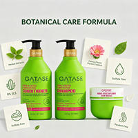 Ensemble Shampooing et Après-Shampooing aux Fleurs de Cactus Végétalien Hydratant Réparateur Lissant et Brillant Traitement Capillaire Professionnel pour Cheveux Abîmés