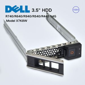 Para Dell R740/R640/R940/R540/R440 14G funda de disco duro envío rápido 3,5 pulgadas HDD bandeja Caddy soporte X7K8W Compatible - Product Image 2