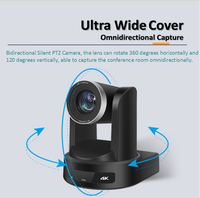 Unterstützt DDP Auto Tracking AI 4K PTZ-Kamera mit 10X Zoom und USB 3.0 für Video konferenzen Live-Streaming für Meetings Broadcast