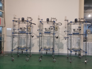 เครื่องปฏิกรณ์แก้วที่มีมอเตอร์แรงบิดสูงสำหรับการผสมสารละลายที่มีความหนืดสูง - Product Image 3