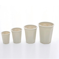 Pots de fleurs en plastique pour plantes succulentes, pots circulaires multi-tailles, robustes et durables, pots de pépinière, décoration intérieure
