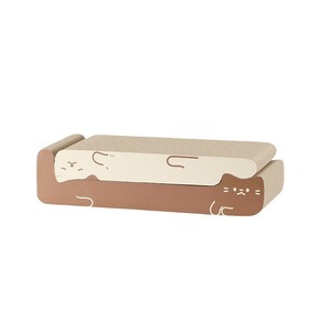 Planche à gratter pour chat Fukumaru : résistante à l'usure, sans peluches, anti-griffures, protection de canapé, planche à gratter multifonction pour chat - Product Image 2