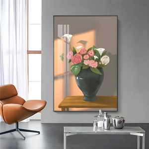 Moderno pop Estilo nórdico Margarita flores DIY restaurante pintura al óleo lienzo decoración pintura girasol tulipán flor pintura - Product Image 2