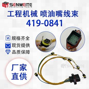 ชุดสายไฟหัวฉีดน้ำมันเชื้อเพลิงแคตเตอร์พิลลาร์ C9 เครื่องยนต์ดีเซล อะไหล่รถขุด รุ่น 419-0841 สำหรับรุ่น 330D 336D - Product Image 4