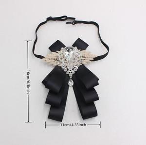 Broches de lazo de cinta de lujo para mujer Accesorio de ropa de moda Encanto para trajes de Dama - Product Image 2