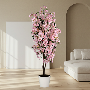 Cây hoa anh đào nhân tạo 150cm, hoa giả, cây hoa anh đào giả để trang trí nhà cửa, cảnh quan sân vườn - Product Image 2