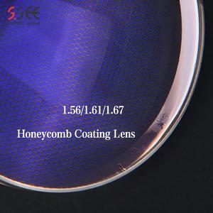 Lentes Oftálmicas Ópticas de Visión Única Asféricas con Recubrimiento Honey-Comb 1.56, Anti-Reflejantes, con Bloqueo de Luz Azul UV420 - Product Image 3