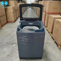 Lavadora Automática de Carga Superior de 12 kg, Lavadora Doméstica de Gran Capacidad con Múltiples Programas de Lavado para el Hogar Africano