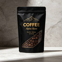 Sachets Doypack Personnalisés pour Café Filtré, 100 MOQ, avec Valve et Fermeture Éclair, Anti-humidité, Qualité Alimentaire, Refermables, Vente en Gros Usine