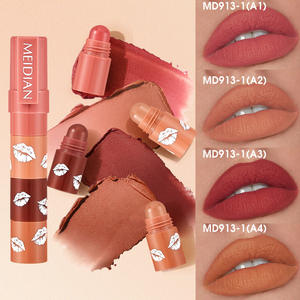 Nouveau Style Quatre-section Crayon Style Rouge À Lèvres Ensemble Étanche Non-collant Non-fading, Niche Mini Multicolore Rouge À Lèvres Stylo Cadeau Ensemble - Product Image 6