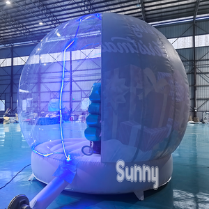 Décoration <span class=keywords><strong>de</strong></span> Noël géante d'extérieur, globes à <span class=keywords><strong>neige</strong></span> gonflables, tentes en forme <span class=keywords><strong>de</strong></span> dôme transparentes, boules <span class=keywords><strong>de</strong></span> <span class=keywords><strong>neige</strong></span> pour affichage publicitaire - Product Image 4