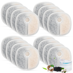 Fuente de Agua Portátil para Gatos con 4 Filtros de Carbón Activado para Purificación, Bebederos y Comederos para Mascotas - Product Image 1
