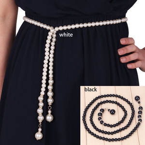 हस्तनिर्मित भारतीय मोती मोती मनके जांघ पेट श्रृंखला कमर - Product Image 2