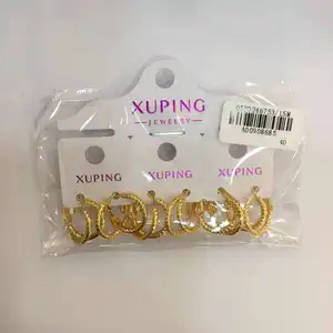 212 Xuping फैशन 24K सोना मढ़वाया, थोक दुबई सोने स्टड कान की बाली आभूषण