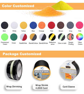 เทปกันลื่นสีดำ 80 กริต แบบมีกาวในตัว ลอกออกได้ ไม่ทิ้งคราบ กันน้ำ ผลิตจาก PVC สำหรับบันได ป้องกันการลื่นไถล ใช้ภายในอาคาร - Product Image 2