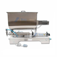 Machine de remplissage de mélange de pâte au henné cosmétique de soupe de viande chaude de confiture épaisse de pâte multifonctionnelle d'opération facile