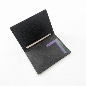 Porte-cartes de poche en cuir véritable Saffiano MA8 MA6 de fabrication coréenne, portefeuille minimaliste pour cartes de visite, étui léger pour usage quotidien - Product Image 5
