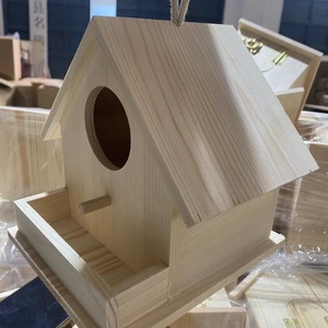 DIY <b>Wooden</b> Bird House-Colorful <b>Model</b> Coloring Toys for Kids for Painting and Customizing Your Own Bird House - Product Image 6