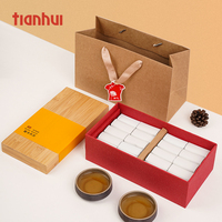 Deksel Cosmetische Gift Box Sets Papieren Thee Bamboe Gift & Craft, Food & Beverage Verpakking Hout, papier Karton Rechthoek