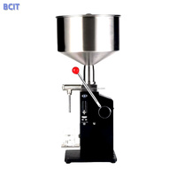 Machine de remplissage manuelle BC-A03 réglable pour liquides et pâtes, idéale pour le remplissage de bouteilles de parfum, d'eau, de crème cosmétique, d'huile, de miel pour les petites entreprises
