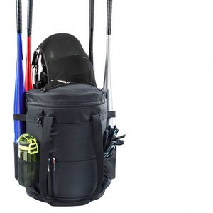 Bolsa de Béisbol Tipo Cubo de Fábrica BSCI - Bolsa para Entrenadores de Béisbol - Bolsa de Cubo Expandible para Softbol con Asiento Acolchado - Regalo para Entrenador - Product Image 2