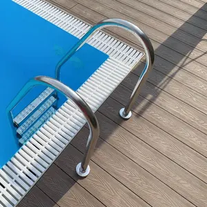 100% không thấm nước sàn sàn ngoài trời hồ bơi sàn vườn decking Composite sàn ngoài trời