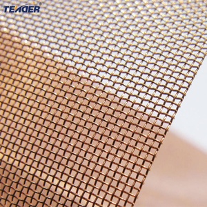 200 lưới dây đồng màu Đỏ lưới trong đơn sắc dệt với kỹ thuật dệt đồng bằng vải dây đồng bền cho các ứng dụng khác nhau - Product Image 5