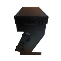 Prix d'usine, dimensions personnalisées, étui de transport portable en aluminium, étui pour table de DJ