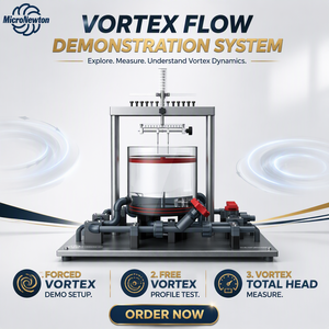 Aparato de Vórtice, Banco de Demostración de Vórtices Libres y Forzados para Simulación de Tornados y Ciclones - Product Image 1