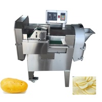 Hoge Efficiëntie Commerciële Groentensnijmachine 300-600kg/u voor Aardappel Wortel Ui Groene Paprika Peterselie Kantine Groothandel