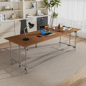 Bauhaus Style Birch <b>Desk</b> 160Cm Industrial Office <b>Computer</b> Workbench - Product Image 3