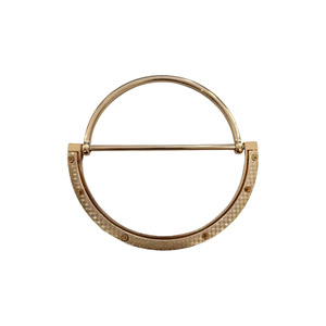 Zinc Alloy Round Handle 123mm Inner Diameter For <b>Bags</b> Handbags Leather Goods Hardware <b>Accessories</b> - Product Image 2