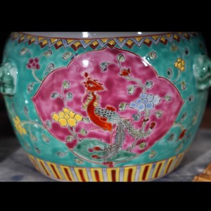 Antico Jingdezhen dipinto a <span class=keywords><strong>mano</strong></span> Famille finestra aperta con Rose porcellane barattoli decorativi <span class=keywords><strong>in</strong></span> ceramica - Product Image 3