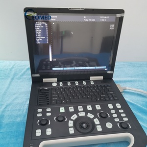 Échographe portable noir et blanc à double sonde médicale avec écran LCD 15 pouces pour usage humain ou vétérinaire BW22 - Product Image 3