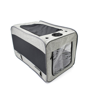Portable Foldable <b>Pet</b> <b>Carrier</b> Soft-Sided Dog Crate Outdoor Travel Tent With Zipper Closure For Dogs - Product Image 5