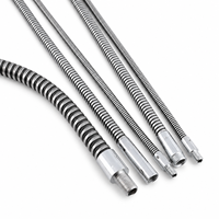 Tube flexible en acier inoxydable à col de cygne, pliable à 360 degrés, pour lampe de bureau, support de microphone, dispositifs médicaux, OEM personnalisé, RoHS CE