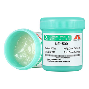 Pâte à souder sans <span class=keywords><strong>nettoyage</strong></span> KELLYSHUN KE-500 100g, sans plomb, à base de colophane, pour la réparation d'appareils électroniques, fabriquée en Chine, sans garantie, ODM/OEM - Product Image 1