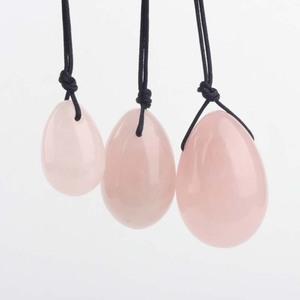 Vente en gros d'œufs de yoni en pierre précieuse naturelle, aventurine verte, quartz rose, cristal pour femme - Product Image 2