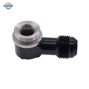 Conector de Aluminio SK CUSTOM para Tanque de Aceite Seco, Conexión Giratoria 12AN ORB a Conexión Banjo Macho 12AN - Product Image 3