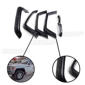 Para Toyota Land Cruiser LC79 2007+ Embellecedores de guardabarros de rueda, Kit de carrocería para ceja de rueda, Extensión de arco de rueda, Pieza exterior - Product Image 4