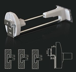 Eas an ninh bán lẻ chống trộm an ninh hiển thị <span class=keywords><strong>slatwall</strong></span> móc với giá tag - Product Image 3