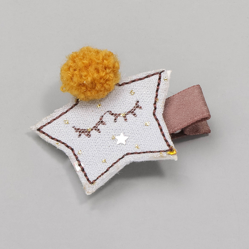 Mc1609 quicksand denim blue stars hairpin
