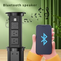 Prise pop-up motorisée Prise et prises de charge sans fil IP44 Niveau 2 prises CA & 2 USB pour cuisine pour norme AU