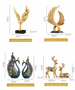 Sculpture en résine Feng Shui pour le bureau, ornement porte-bonheur chinois, décoration de bureau pour le patron, cadeau d'entreprise, artisanat - Product Image 6