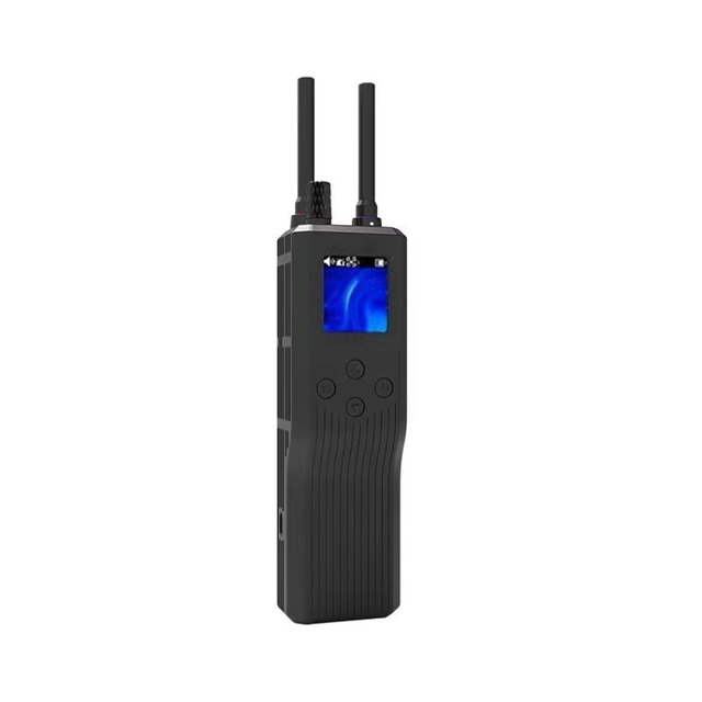 Portable Drone Detector with 2.4GHz/5.8GHz Frequencies 3KM Signal Range 6h Working Time Remote Control for Human Use