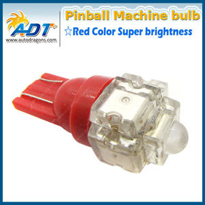 ADT 194 W5W T10 # หลอดไฟ LED แบบ Bayonet 555 สำหรับเครื่องพินบอล, หลอดไฟ LED พินบอล AC/DC 6.3V - Product Image 2